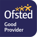 Ofsted Outstanding Badge for The Barnes Village Nursery